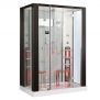 MUE-1082W TRIO, sauna na podczerwień, kabina parowa i prysznic 145X90X215CM
