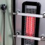MUE-1082W TRIO, infrared sauna, steam and shower cabin 145X90X215CM