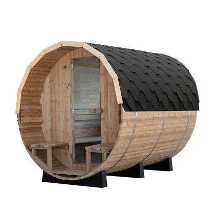 MO-2130 Sauna da giardino BARILE 300CM X Ø 210CM