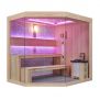 MUE-1251 Dry sauna with 6kW stove 220X180X210CM