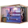 MUE-1388 Sauna seca con calentador de 6 kW 250X180X210CM