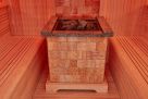 MUE-1401 Sauna seca com fogão 12kW 300X200X210CM