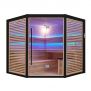 MUE-1403 Dry sauna with 6kW stove 200X200X210CM