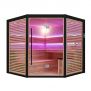 MUE-1403 Dry sauna with 6kW stove 200X200X210CM