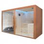 MUE-1816 6 kW droge sauna + stoomkachel 340X175X210CM