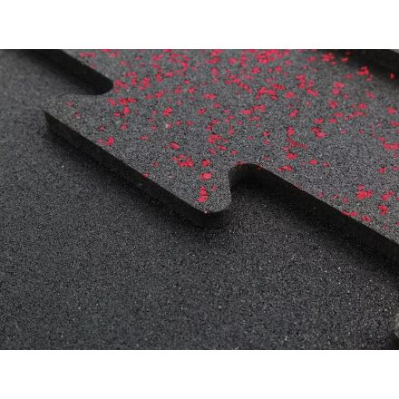 Iron Strength EPDM puzzle caoutchouc sol sportif rouge 10 mm