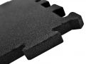 Iron Strength Outdoor Pavimento sportivo in gomma puzzle nero 30 mm