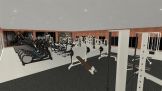 Hotel gym 250 m2