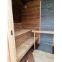 SAUNA "CUBUS PREMIUM" from THERMOWOOD -full front glass