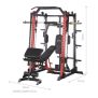 Cyklop 3 Smith Machine / Multigym Semi Comercial HMS Premium