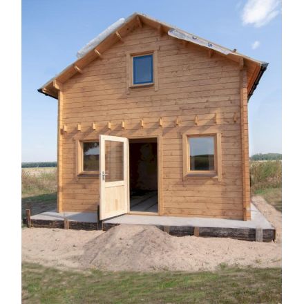 Rijeka II 35m2, usable 65m2 – solid log house