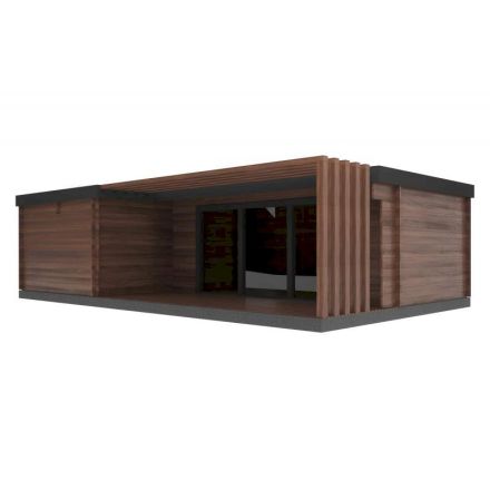 PAG II 41.40 m2 – solid log house