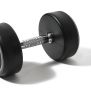 Set of rubberized IRONLIFE dumbbells 1-10 kg (10 pairs, increments of 1 kg)