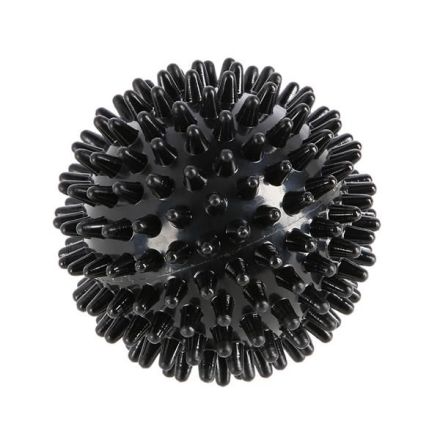 BLP01 BLACK LACROSSE BALL WITH SPIKES FOR MASSAGE HMS