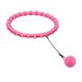 OHA02 HULA HOP PINK WITH TABS AND WEIGHTS ONE FITNESS