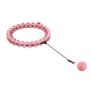 HULA HOP SET HHW01 PINK WITH TABS AND WEIGHTS HMS + BELT BR163 RED
