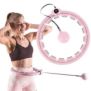 HULA HOP SET HHW09 PINK WITH GRAVITY BALL AND COUNTER HMS + BELT BR163 BLACK