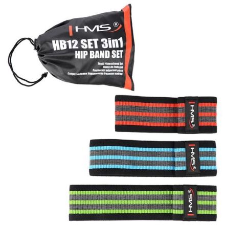 HB12 SET 3in1 exercise bands HMS