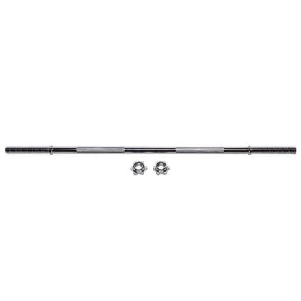 GPR120 STRAIGHT 6.75KG BARBELL WITH THREAD AND CLAMP 1200MM HMS