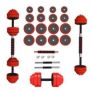 SGGX30 RUBBERIZED BARBELLS 30KG HMS