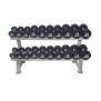 Set of urethane dumbbells IRONLIFE 2 - 20 kg + stand