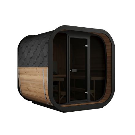 Sauna Icon 220 XL Façade entièrement vitrée