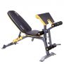 Banco fitness ajustable con accesorios y extensión de piernas LS3061 / HMS