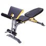 Banco fitness ajustable con accesorios y extensión de piernas LS3061 / HMS