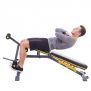 Banco fitness ajustable con accesorios y extensión de piernas LS3061 / HMS